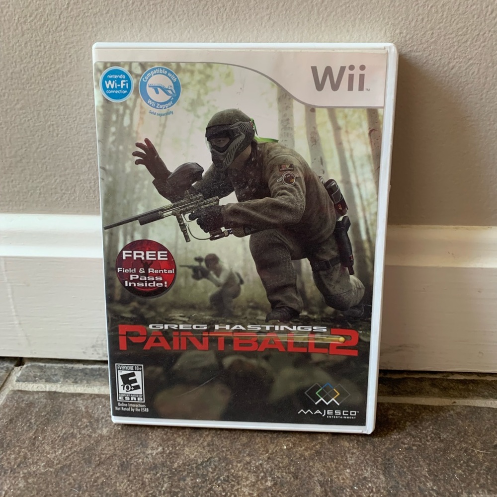 Wii Greg Hastings Paintball 2 Game 🎮